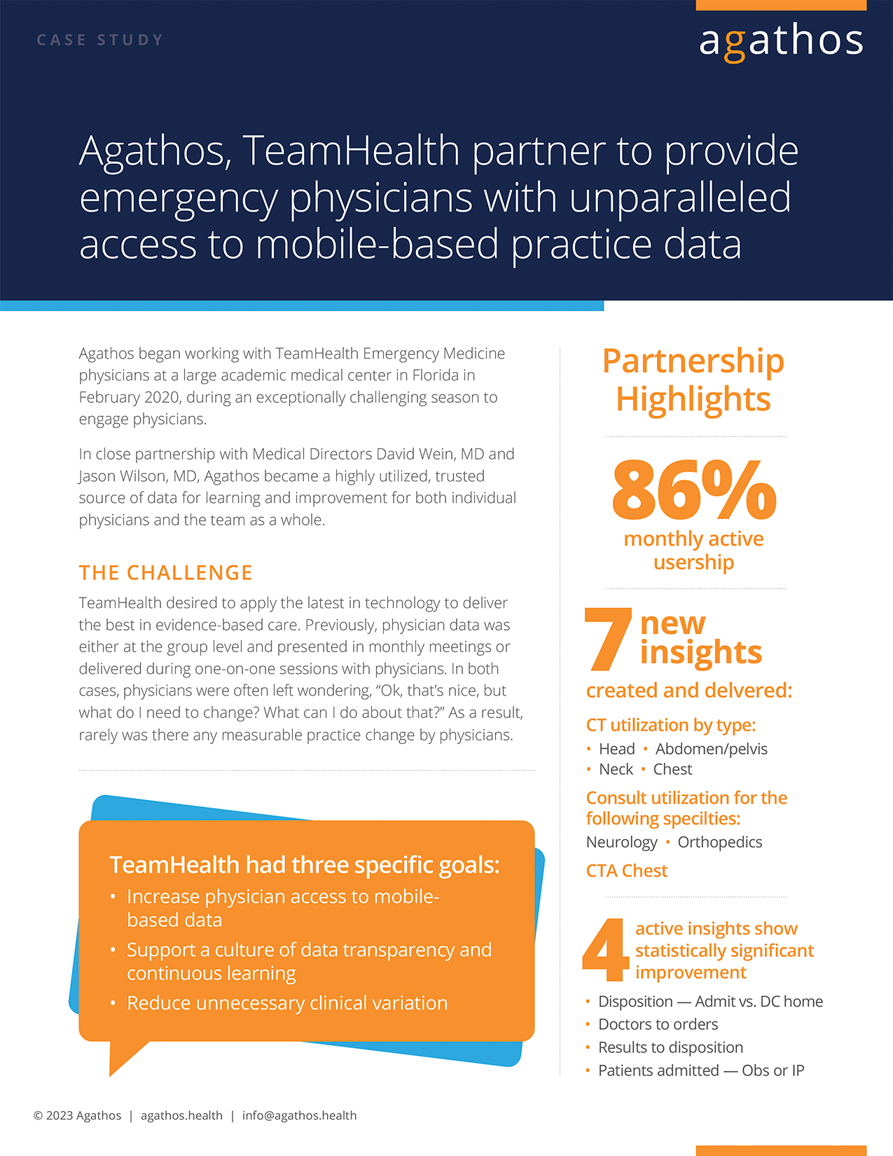 TeamHealth Case Study Cover Image